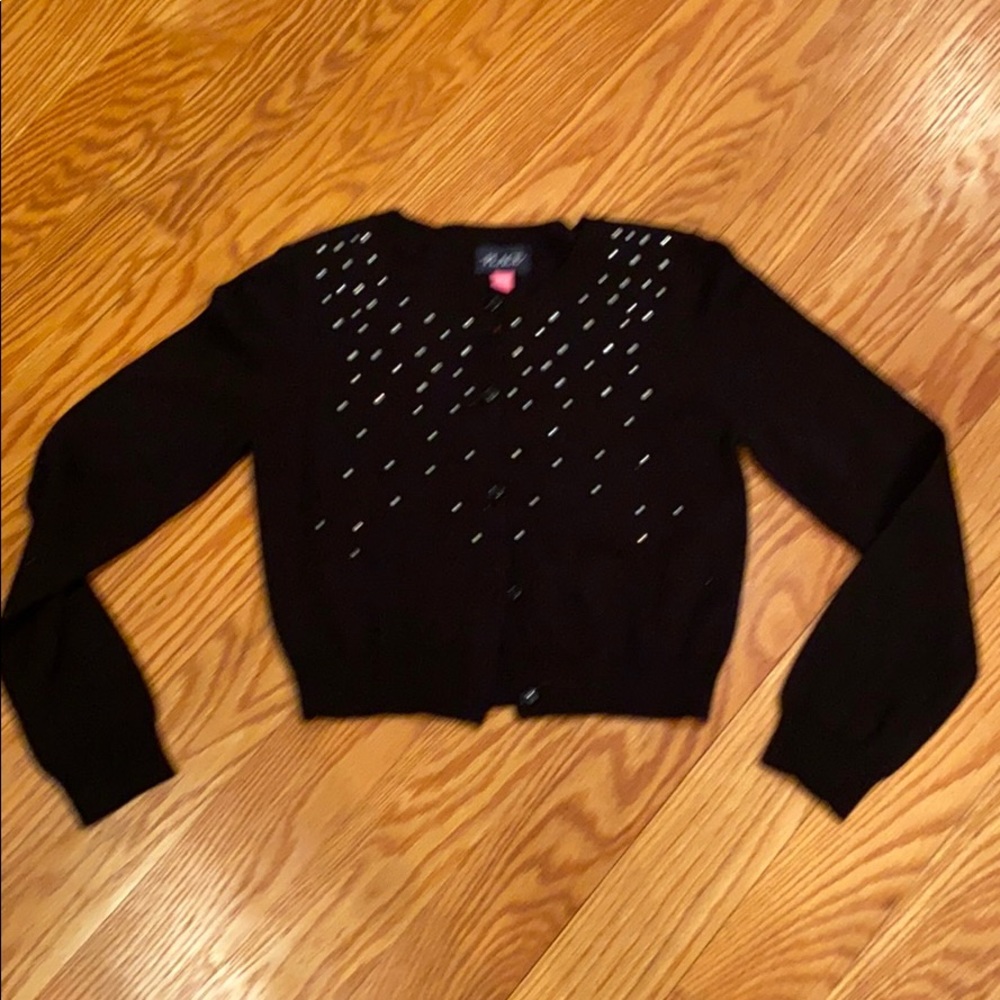 Girls embellished sweater cardigan
